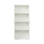 Pantry Cabinet, Kitchen Pantry Storage Cabinets with 2 Door and 3  Shelves, White Pantry Storage Cabinet, Cupboard for Kitchen, Dining Room and Living Room. - Grand Goldman Shop