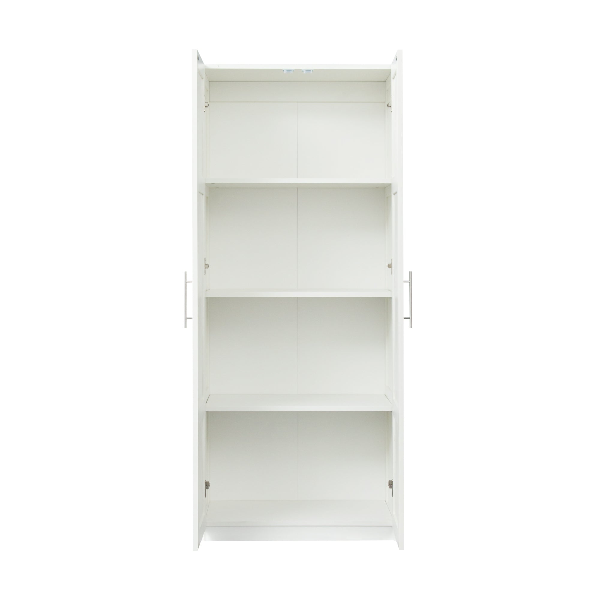 Pantry Cabinet, Kitchen Pantry Storage Cabinets with 2 Door and 3  Shelves, White Pantry Storage Cabinet, Cupboard for Kitchen, Dining Room and Living Room. - Grand Goldman Shop