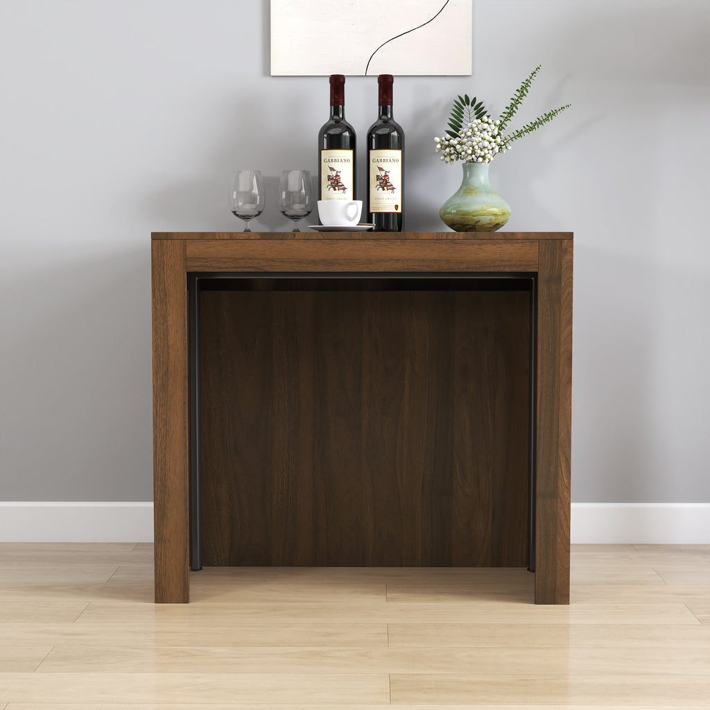Modern Multifunctional Extendable Dining Table with Outlet, Space Saving Expanding Table with Storage for Party, Weddings, Meetings, Celebrations - Grand Goldman Shop