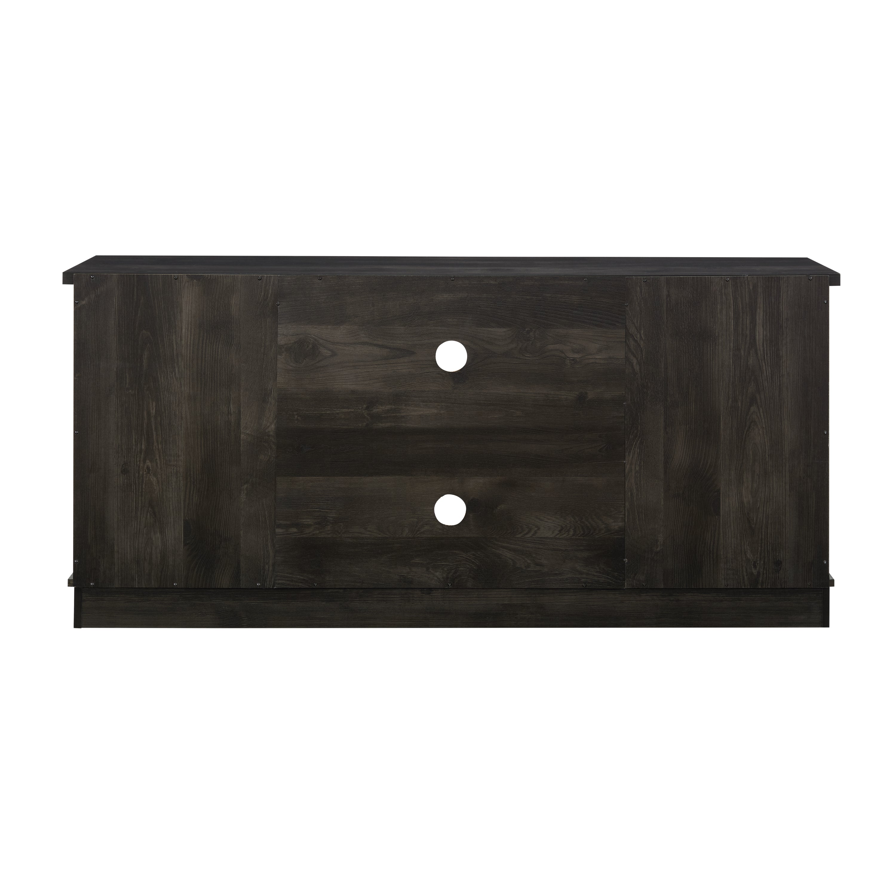 Multipurpose Sliding Door TV Stand Large Storage Cabinet with 2 Sliding Fluted Glass Tempered Doors, TV Up to 65'', TV Desk Storage Rack, Charcoal GREY, 59.13'W*15.94'D*27.8'H - Grand Goldman Shop
