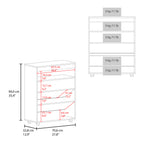 FM FURNITURE North Fork Shoe Rack, Pneumatic Lift-Up Compartment, Dual Doors, White and Natural Oak - Grand Goldman Shop