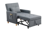 Convertible Sleeper Sofa Chair Bed, Adjustable Chair with Pillow, Multi-Functional Sleeper Chair with Soft Fabric for Living Room, Dorm, Apartment, Bedroom or Office - Grand Goldman Shop