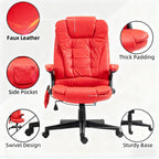 Heated Reclining Computer Chair with 6 Vibration Points,Massage Office Chair,Armrest and Remote - Grand Goldman