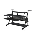 Willow Black Finish Music Desk | Premium Home Decor - Grand Goldman