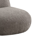 Westino 21.5'W Brown Chenille Deer-Shaped Kids Chair - Grand Goldman