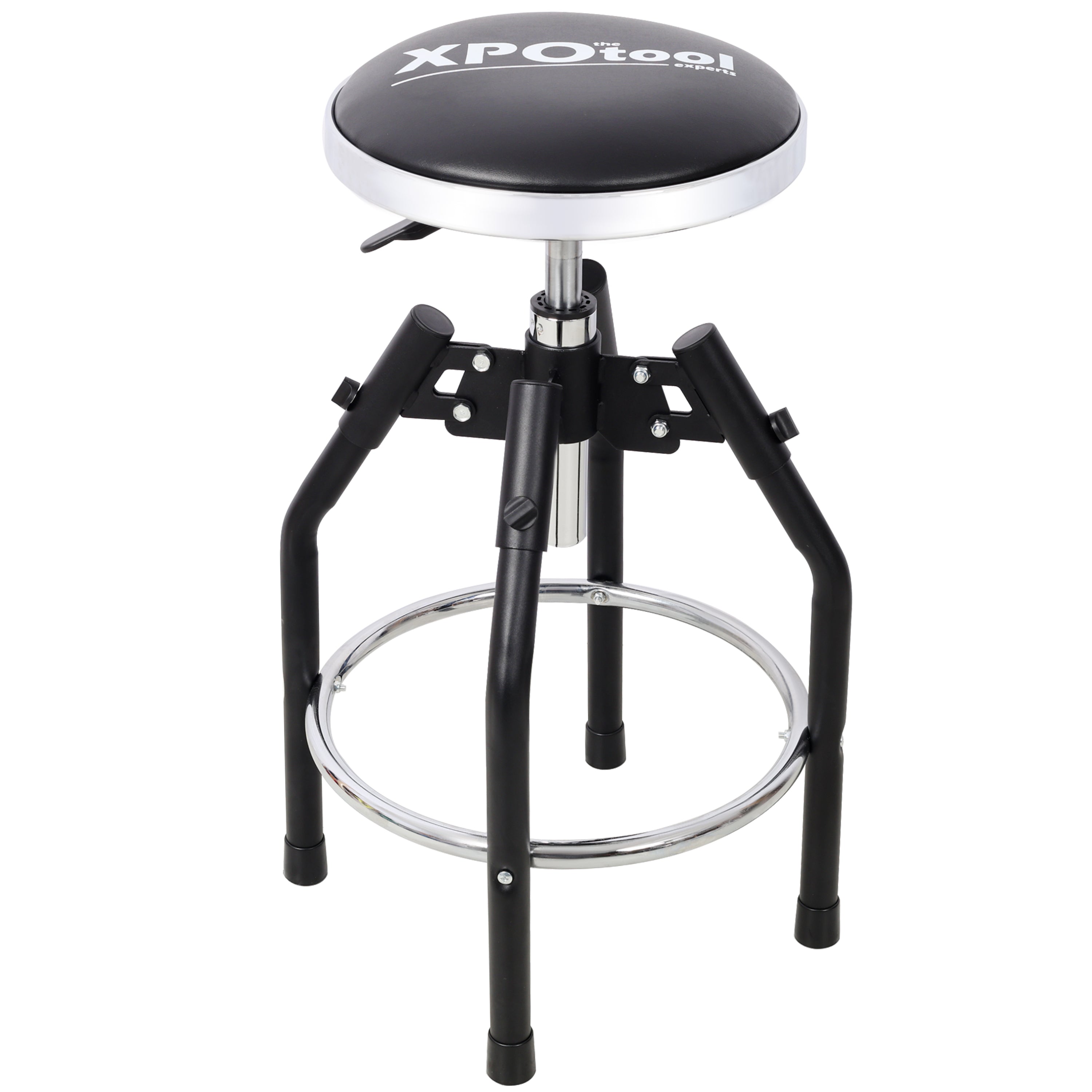 Heavy Duty Adjustable Hydraulic Shop Stool,Adjustable Mechanic Stool,Foot Rest Stool,360° Swivel - Grand Goldman Shop