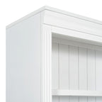 83.4'Tall Bookshelf with Writing Desk, Modern Bookcase with Study Desk, Workstation with Storage Shelf,Storage Bookcase with 