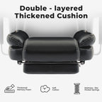 Office Chair Ergonomic 200 kg PU Leather Computer Chair with Lumbar Support and High Backrest, Ergonomic Desk Chair with Lift