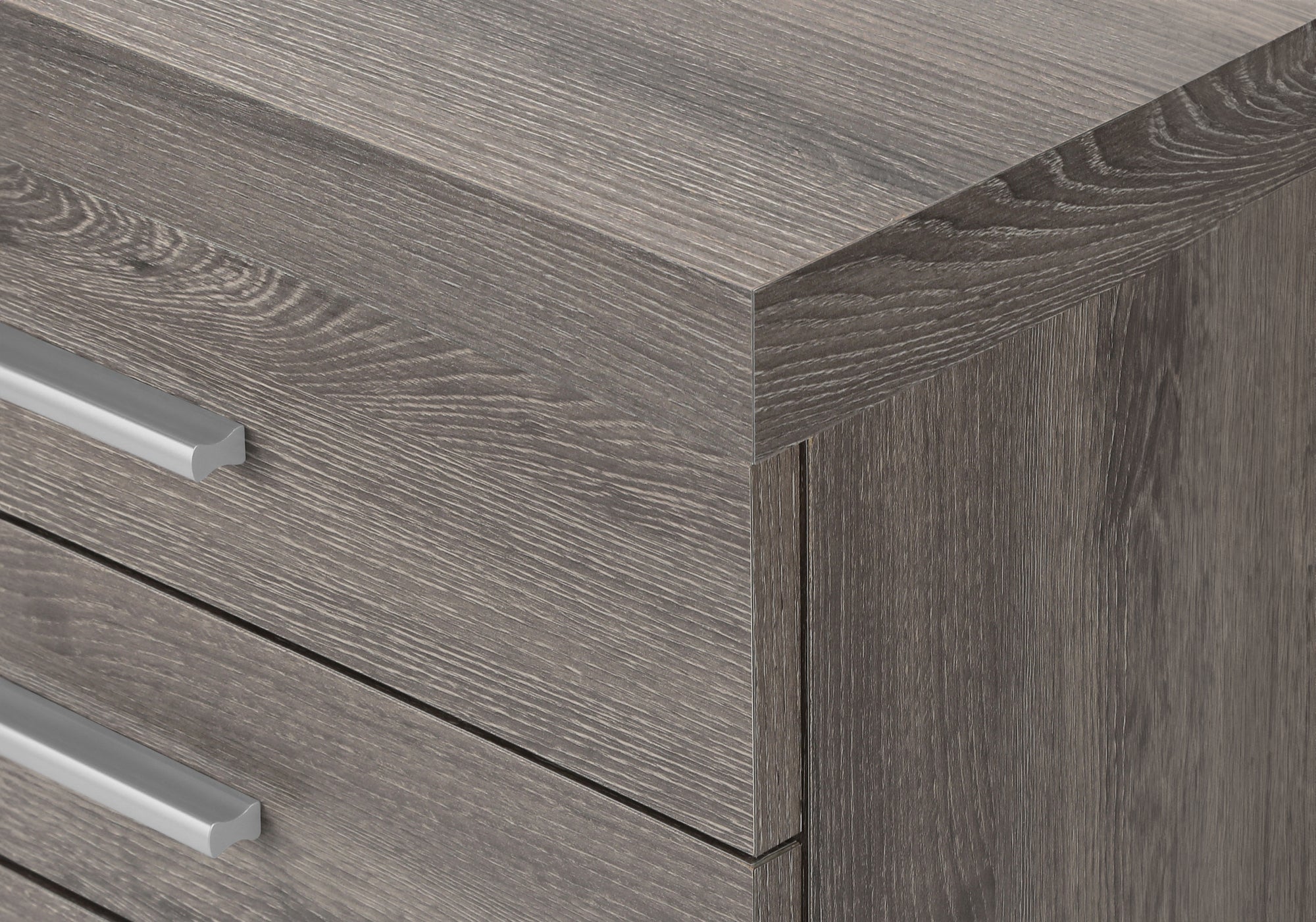 File Cabinet, Rolling Mobile, Storage Drawers, Printer Stand, Office, Work, Brown Laminate, Contemporary, Modern - Grand Gold