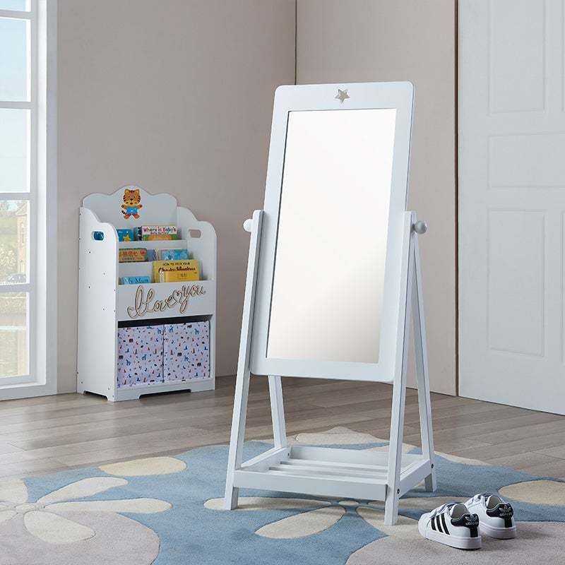 Kids Funnel Olivia the Fairy Girls Wooden Standing Mirror - Grand Goldman