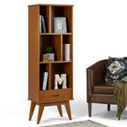 Draper Mid Century Bookcase and Storage Unit | Premium Home Decor - Grand Goldman