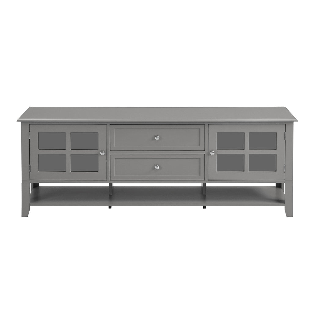 TV Stand for TVs up to 60'', Entertainment Center with Multifunctional Storage Space, TV Cabinet with Modern Design, Media Console for Living Room, Bedroom - Grand Goldman Shop