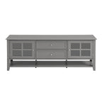 TV Stand for TVs up to 60'', Entertainment Center with Multifunctional Storage Space, TV Cabinet with Modern Design, Media Console for Living Room, Bedroom - Grand Goldman Shop
