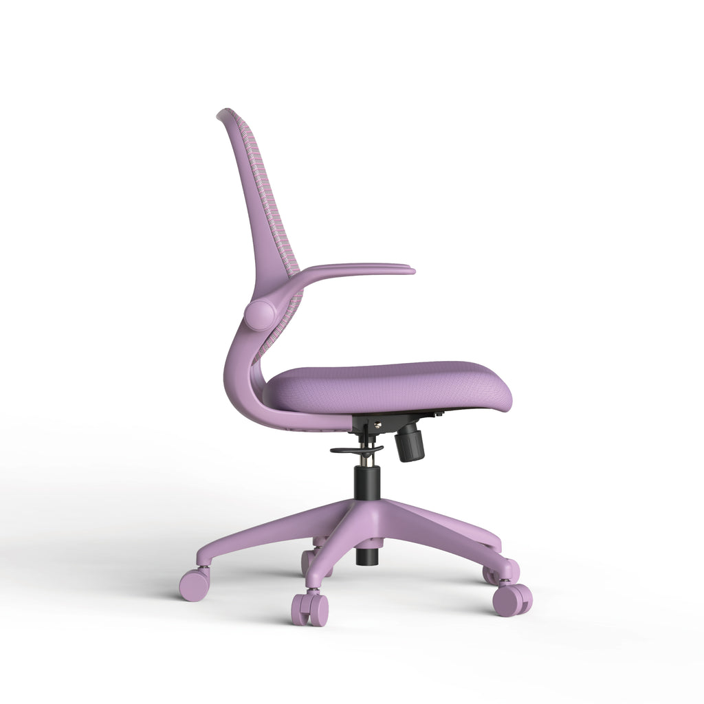 Ergonomic Color Office Chair 350LBS, Home Office, Mesh Back, Integrated Molded Foam, Comfortable Sitting, Flipping Armrest, F