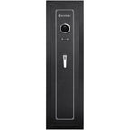 Biometric Keypad Rifle Safe with Advanced Security Features in Black Steel, 5.51 Cubic Ft | Premium Home Decor - Grand Goldma