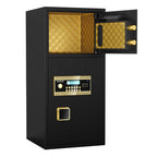 Large Double-door Coin-operated Safe, Digital Security Safe with Fireproof and Waterproof Bag, 6.5 Cubic Feet Safe Box with H