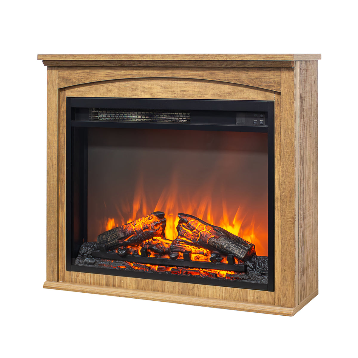28 inch TV media entertainment center With electric fireplace - Grand Goldman Shop