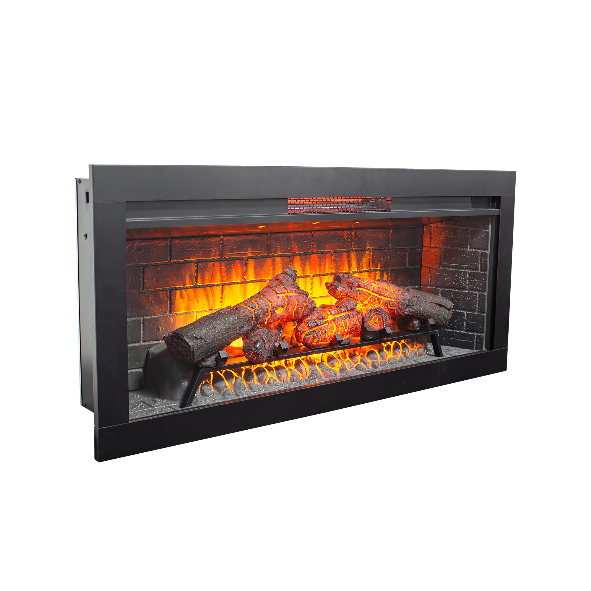42 inch Infrared Electric Fireplace with Removable Trim kit Insert, Touch Panel Home Decor Heater - Grand Goldman Shop