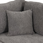 U-shaped Sectional Sofa Pull out Sofa Bed with USB Ports, Power Sockets, Storage Chaise, Light Gray Chenille, 108.6' - Grand Goldman Shop