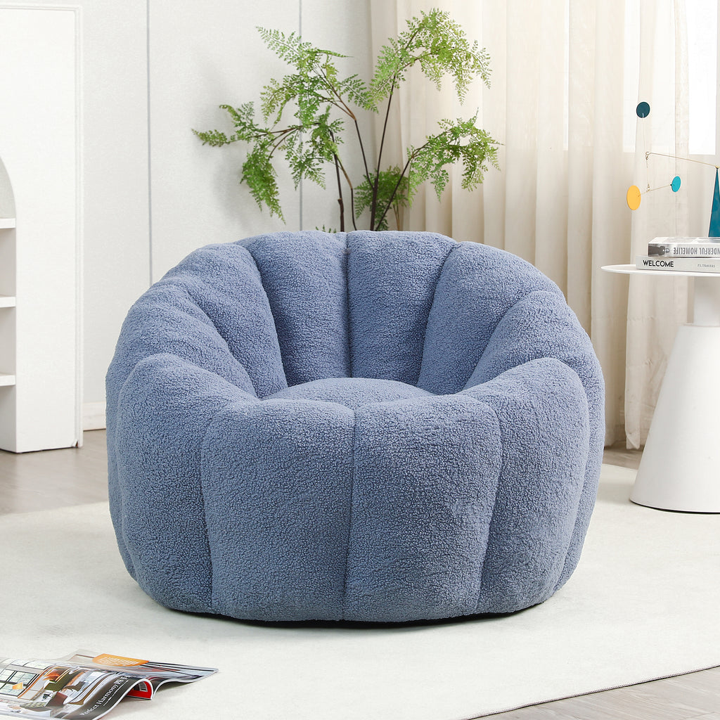 Bean Bag Chair, Bean Bag Sofa Chair with Armrests Stuffed High-Density Foam, Lazy Sofa Comfy Chairs BeanBag Chair for Adults in Living Room,Bedroom Reading - Grand Goldman Shop