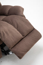Power Lift Recliner Chair for Elderly- Heavy Duty and Safety Motion Reclining Mechanism-Fabric Sofa Living Room Chair - Grand Goldman Shop