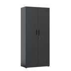 High Storage Cabinet with 2 Doors and 4 Partitions to Separate 5 Storage Spaces, Home/ Office Design - Grand Goldman