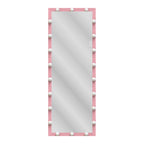 Hollywood Style Full Length Mirror with Lights, 3 Color Modes, Pink Aluminium, 62.6'x23.3' - Grand Goldman Shop