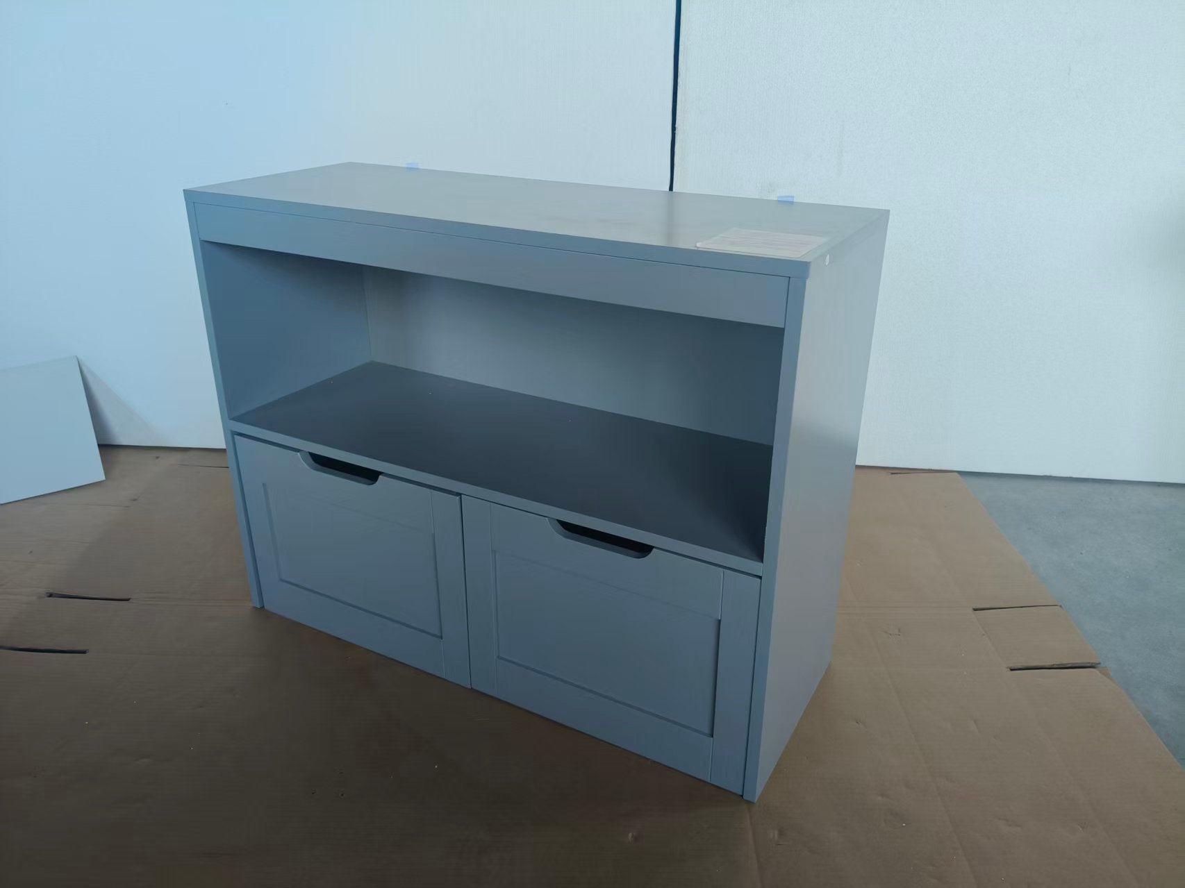 Book Organizer, toy Storage Cabinet Organizer, Gray - Grand Goldman