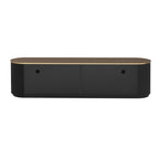 70.8'' Modern Minimalist TV Stand for TVs up to 80 Inches, Entertainment Center with 3 Drawers and 1 Shelf, Metal Handles and 2 Cabinets for Living room - Grand Goldman Shop