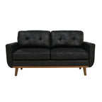 65-inch t Two-Seater Sofa in with Breathable Foil Fabric and Solid Wood Legs - Grand Goldman Shop