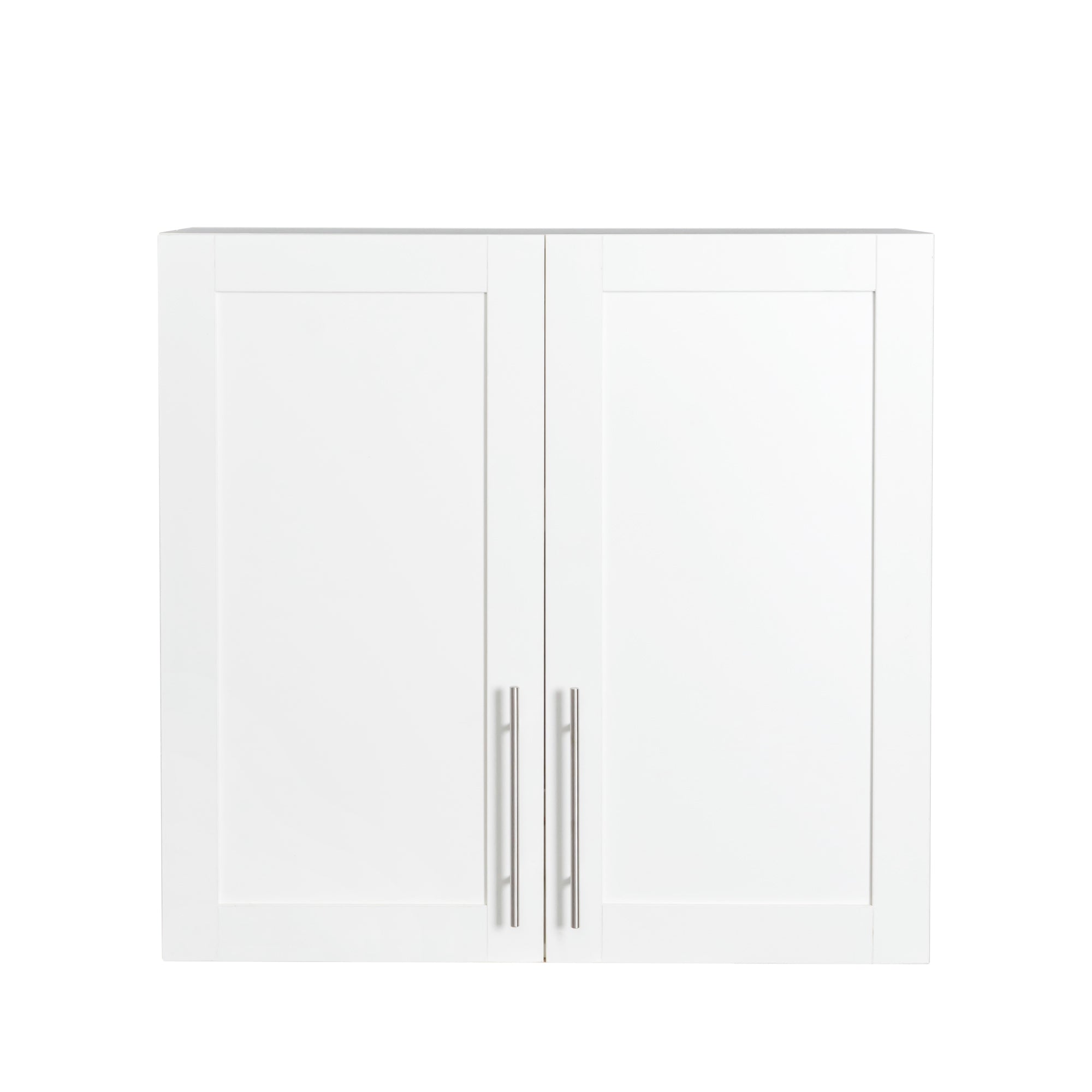 Stackable Wall Mounted Storage Cabinet, 11.81 'D x 31.50'W x 29.92 'H, White - Grand Goldman Shop