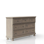 Seven Drawer Dresser Antique Gray - Grand Goldman Shop