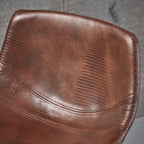 Set of 2 30' Dax Faux Leather Barstool Brown - Grand Goldman Shop