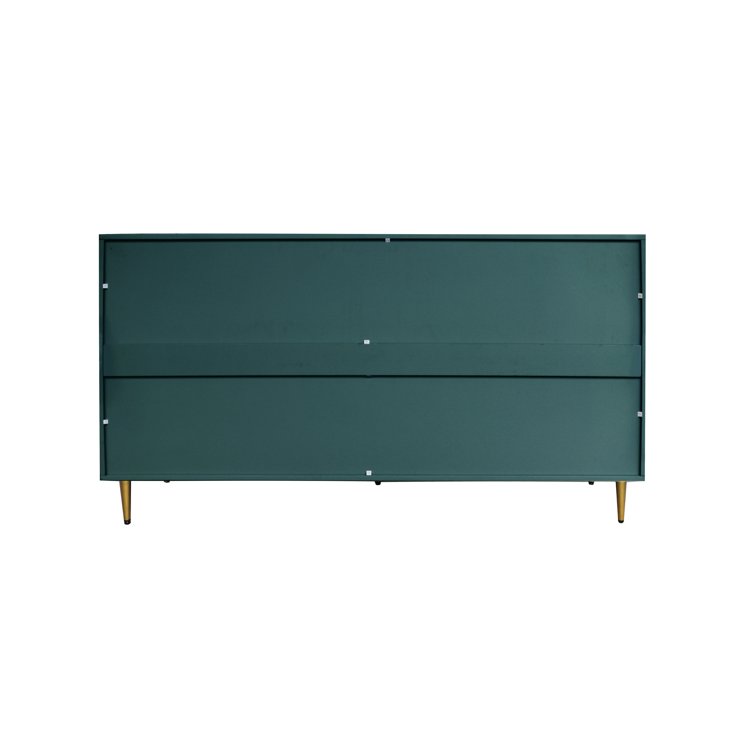 Modern Green Lacquered 4 Door Wooden Cabinet Sideboard Buffet Server Cabinet Storage Cabinet, for Living Room, Entryway, Hallway, Office, Kitchen and Dining Room - Grand Goldman Shop