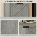 File Cabinet with 2 Drawers, Rustic Farmhouse Office Storage Cabinet,Light Gray | Premium Home Decor - Grand Goldman