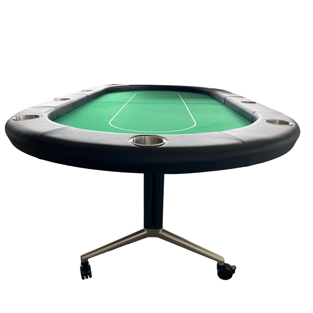INO Design 94' Fodable Poker Table for 10 players, Green | Premium Home Decor - Grand Goldman