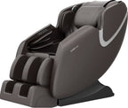 BOSSCARE Massage Chair Recliner with Zero Gravity, Full Body Airbag Massage Chair with Bluetooth Speaker, Foot Roller Brown - Grand Goldman Shop