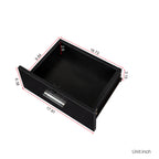 Black modern simple hair desk, multi-layer storage, large storage space - Grand Goldman Shop