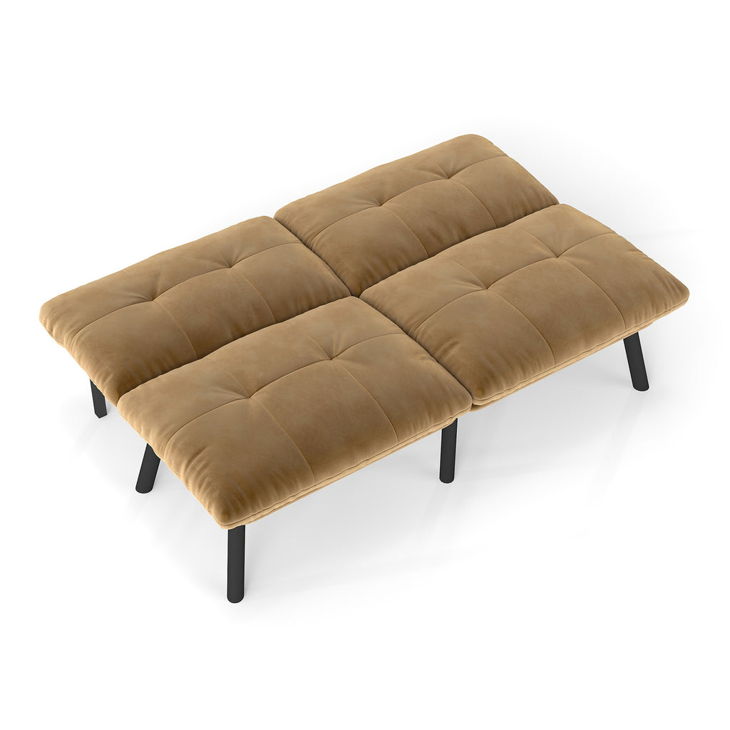 Brown Convertible Folding Modern sofa Bed - Grand Goldman Shop