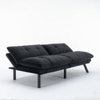 Black Convertible Folding Modern sofa Bed - Grand Goldman Shop