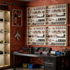 5-Tier Wall-Mounted Display Case Display Cabinet - Grand Goldman Shop