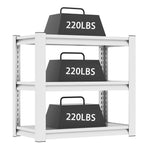 Stylish Metal Aquarium Stand for 20-30 Gallon Tanks, Antique White, 3-Tier Adjustable Shelf - Grand Goldman Shop