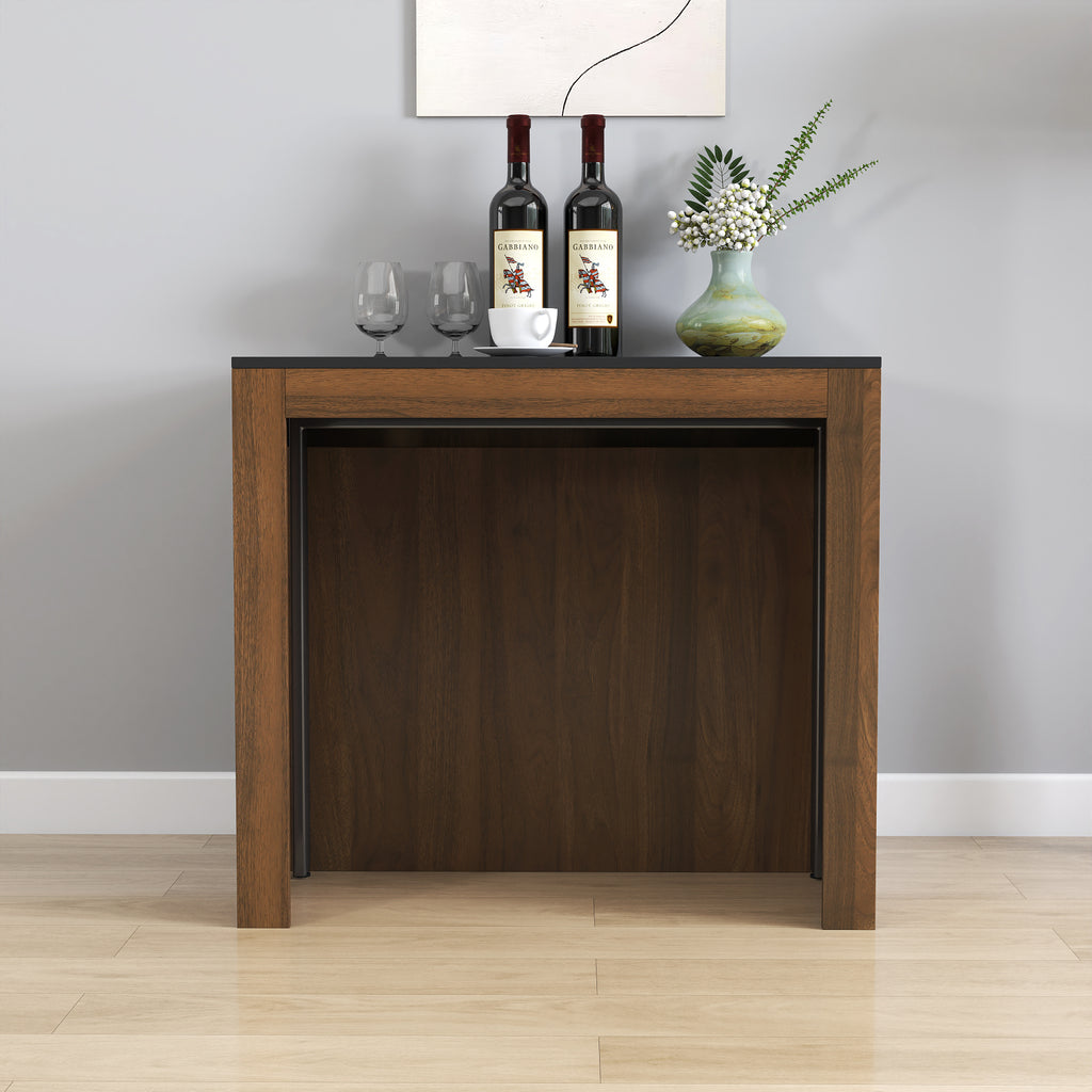 Modern Multifunctional Extendable Dining Table with Outlet, Space Saving Expanding Table with Storage for Party, Weddings, Meetings, Celebrations - Grand Goldman Shop