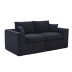 UNITED WE WIN Modular Sectional Sofa Cloud Couch,Comfy Cloud Modern Sofa,2 Seater with Cushion Covers Removable Furniture for Living Room Bedroom Apartments Dorms,No Assembly Required - Grand Goldman Shop