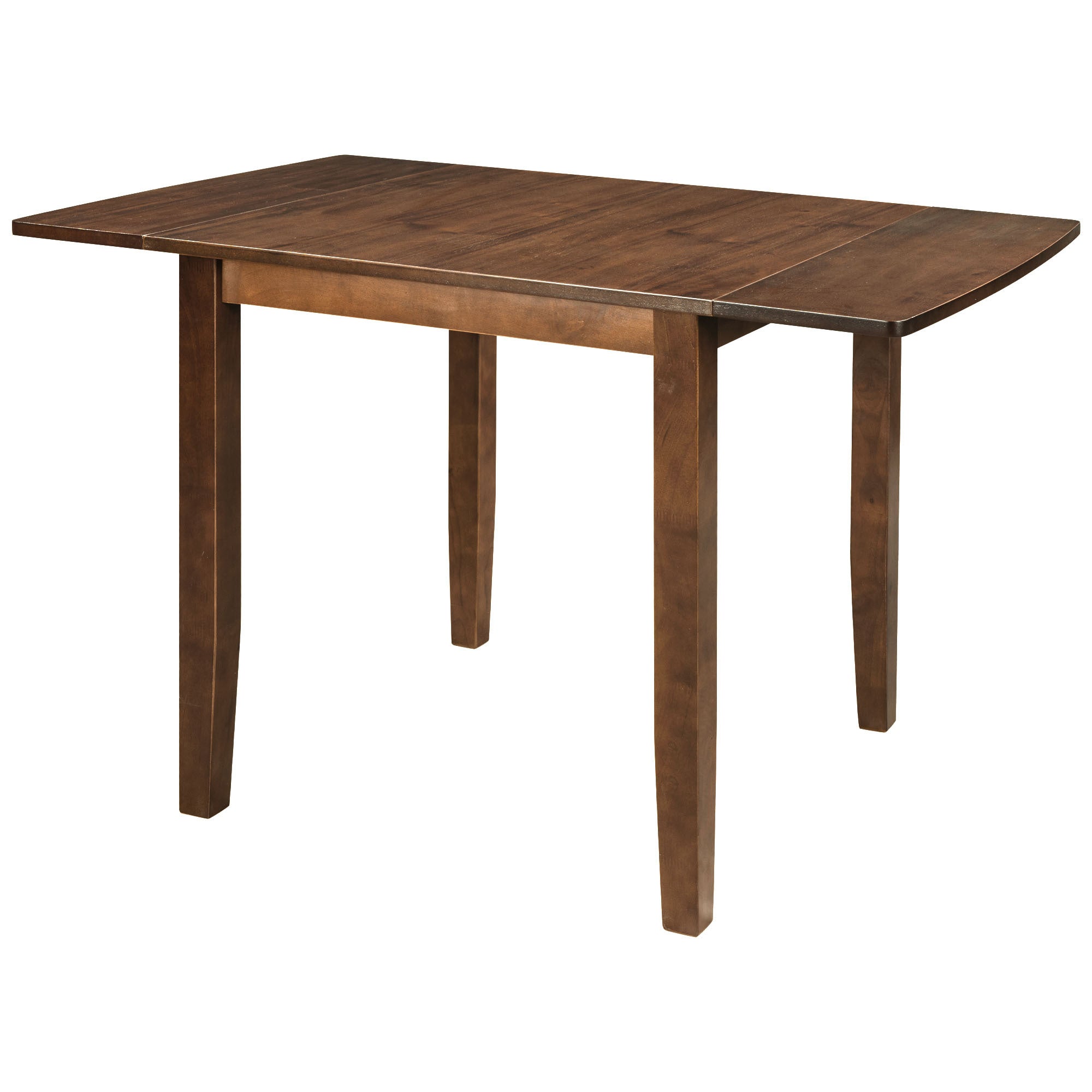 TOPMAX 3-Piece Wood Drop Leaf Breakfast Nook Dining Table Set with 2 X-back Chairs for Small Places, Walnut(old sku:SP0000164AAD) - Grand Goldman Shop
