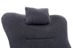 Teddy Upholstered Nursery Rocking Chair for Living Room Bedroom(DARK GREY Teddy) - Grand Goldman Shop