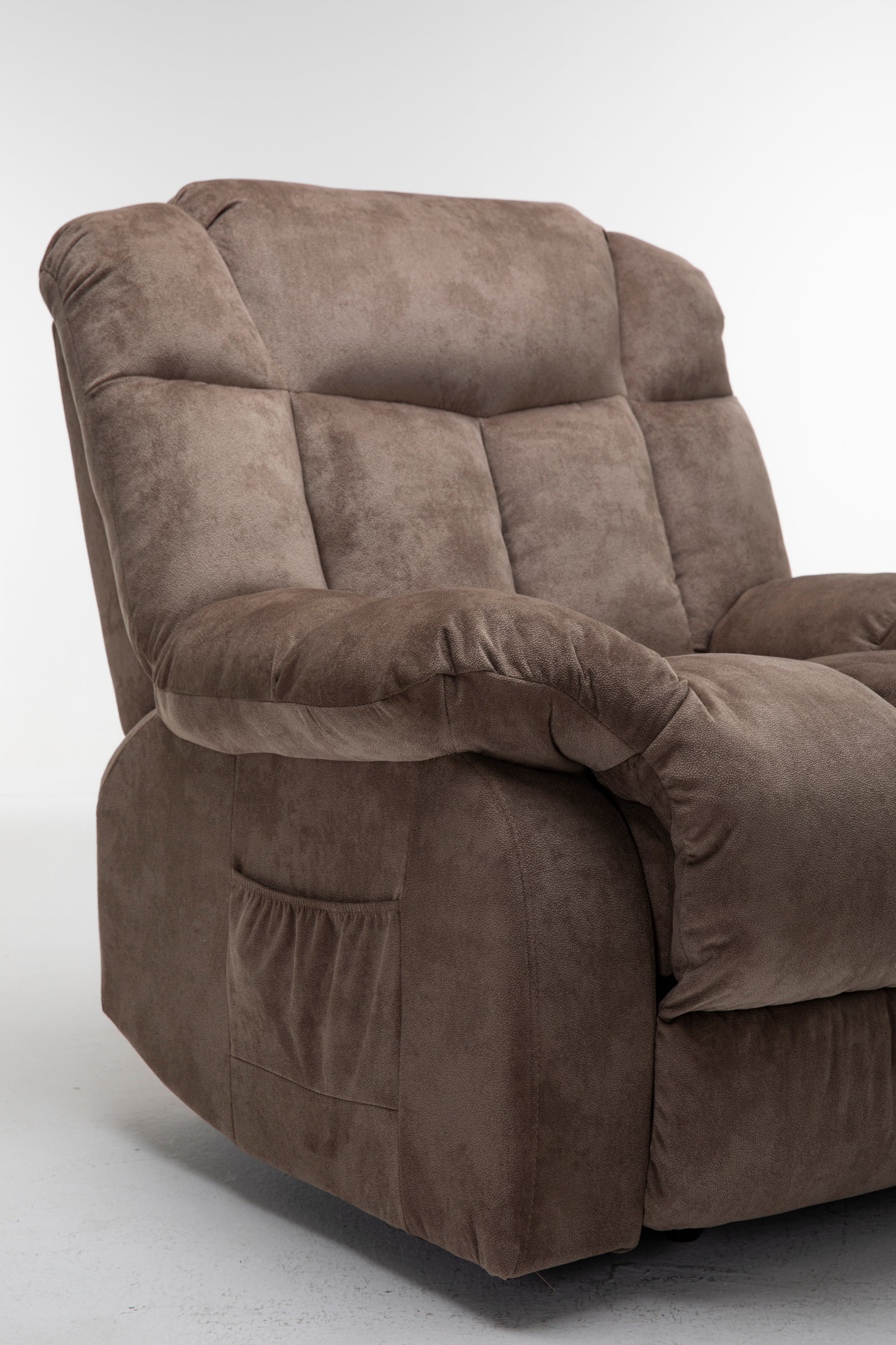 Power Lift Recliner Chair for Elderly- Heavy Duty and Safety Motion Reclining Mechanism-Fabric Sofa Living Room Chair - Grand Goldman Shop