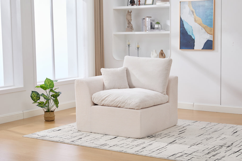 UNITED WE WIN Modular Sectional Sofa Cloud Couch,Comfy Cloud Modern Sofa,2 Seater with Cushion Covers Removable Furniture for Living Room Bedroom Apartments Dorms,No Assembly Required - Grand Goldman Shop
