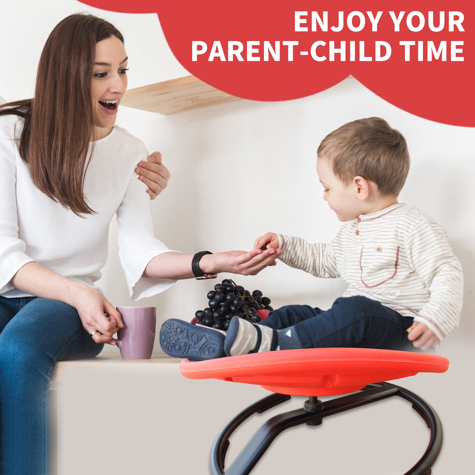 KIds Sensory Swivel Chair For Children With Autism, Sensory Toys For Children With ADHD, Training Body Coordination, For Focu