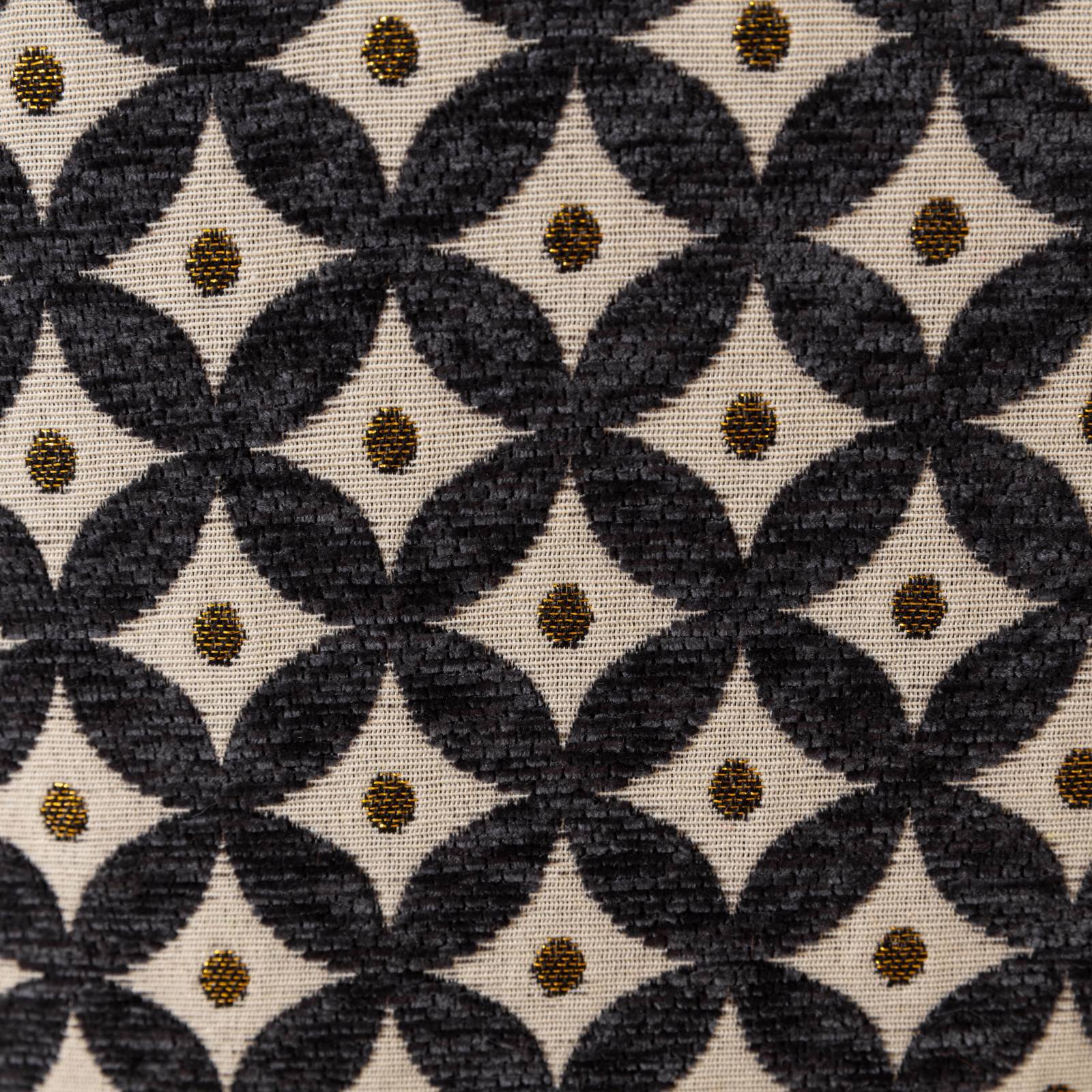 A&A Furniture, Ultra Side Dining Chair, Thickened fabric chairs with neutrally toned solid wood legs, Bronze nail head, Set of 2, Beige and Patterned,SW2207BG - Grand Goldman Shop